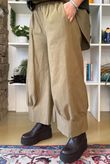 Bennie Quirky Barrel Pant Deep Olive