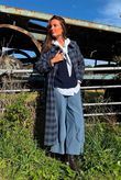 Bennie Quirky Barrel Pant Denim