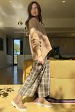 Bertie Boucle Stripe Slouch Knit Camel /18=
