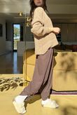 Bertie Boucle Stripe Slouch Knit Camel /18=