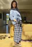 Bertie Boucle Stripe Slouch Knit Denim