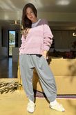 Bertie Boucle Stripe Slouch Knit Heather /17=