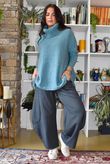 Beyond Terry Oversized Cowl Knit Duck Egg Marl