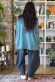 Beyond Terry Oversized Cowl Knit Duck Egg Marl