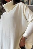 Beyond Terry Oversized Cowl Knit Ecru