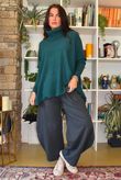 Beyond Terry Oversized Cowl Knit Lagoon