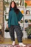 Beyond Terry Oversized Cowl Knit Lagoon