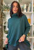 Beyond Terry Oversized Cowl Knit Lagoon