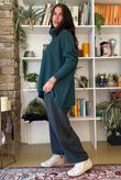 Beyond Terry Oversized Cowl Knit Lagoon