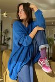Big Softie Archie Slouch Knit Sapphire /4 =