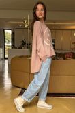 Big Softie Keep Smiling Knit Jumper Ballet