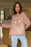 Big Softie Keep Smiling Knit Jumper Ballet