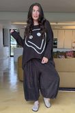 Big Softie Keep Smiling Knit Jumper Coffee Bean