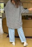 Big Softie Keep Smiling Knit Jumper Slate