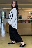 Big Softie Keep Smiling Knit Jumper Stone Marl