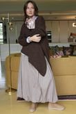  Big Softie Super Slant Knit Jumper Chocolate