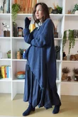  Big Softie Super Slant Knit Jumper Denim /8