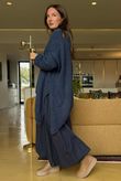  Big Softie Super Slant Knit Jumper Denim