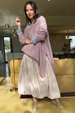  Big Softie Super Slant Knit Jumper Dusky Pink