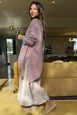  Big Softie Super Slant Knit Jumper Dusky Pink