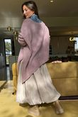  Big Softie Super Slant Knit Jumper Dusky Pink