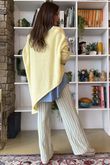 Big Softie Super Slant Knit Jumper Lemon 
