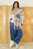 Billy Twist Tassel Scarf C
