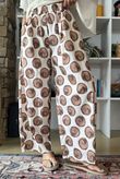Bloc Spot Wide Barrel Pant Calico & Chocolate