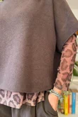 Bobby Mesh Layering Top Aliyah Leopard Chocolate