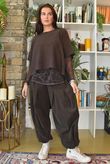 Bobby Mesh Layering Top Aliyah Leopard Coffee Bean