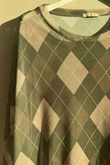 Bobby Mesh Layering Top Argyle Khaki
