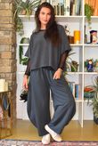 Bobby Mesh Layering Top Plain Black 