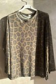Bobby Mesh Layering Top Leopard Mucky Olive /20 pre order due approx 5 days