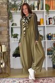 Bobby Mesh Layering Top Plain Dark Khaki