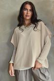 Bobby Mesh Layering Top Plain Stone 