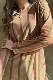 Bobby Mesh Layering Top Stripe Camel & Khaki /13=