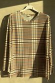 Bobby Mesh Layering Top Tartan 2 Camel