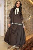 Bobby Mesh Layering Top Tartan 2 Chocolate