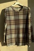 Bobby Mesh Layering Top Tartan 2 Chocolate