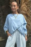 Bodhi Cotton Jersey Wraparoo Denim