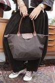 Bon Voyage Fold Travel Tote Bag Chocolate