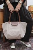 Bon Voyage Fold Travel Tote Bag Mocha