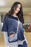 Bon Voyage Travel Phone Bag Navy