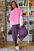 Burlington Stretch Button Pocket Barrel Pant Fig