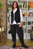 Burlington Stretch Carrot Leg Trouser Black