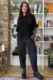 Burlington Stretch Carrot Leg Trouser Black