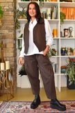 Burlington Stretch Carrot Leg Trouser Coffee Bean