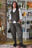 Burlington Stretch Carrot Leg Trouser Dark Khaki