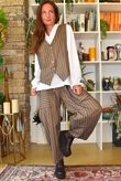 Burlington Stretch Carrot Leg Trouser Earth