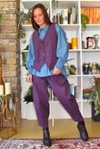 Burlington Stretch Carrot Leg Trouser Fig